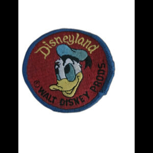 Vintage Disneyland Donald Duck Patch 3” Round